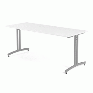 Jedálenský stôl Sanna, Š 1800 x H 700 x V 720 mm, biela / sivá