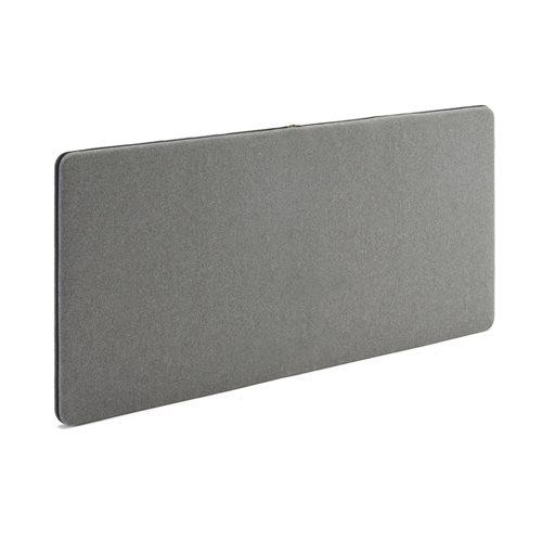 Akustický nástenný panel / nástenka ZIP CALM, 1400x650 mm, šedá