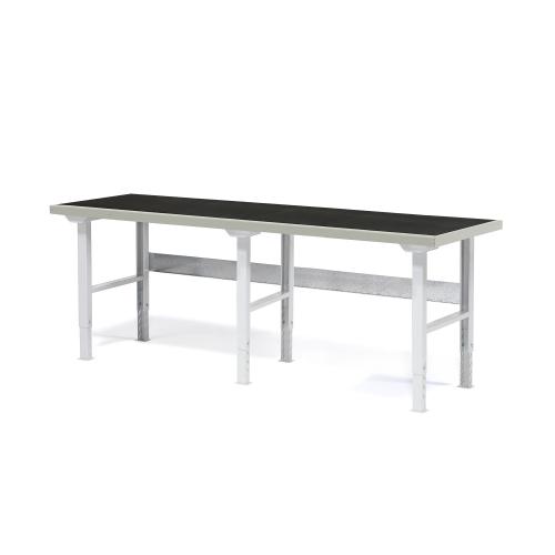 Dielenský stôl s ochrannou rohožou ROBUST, 2500x800 mm