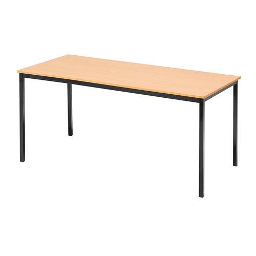 Jedálenský stôl JAMIE, 1800x800 mm, bukový laminát / čierna